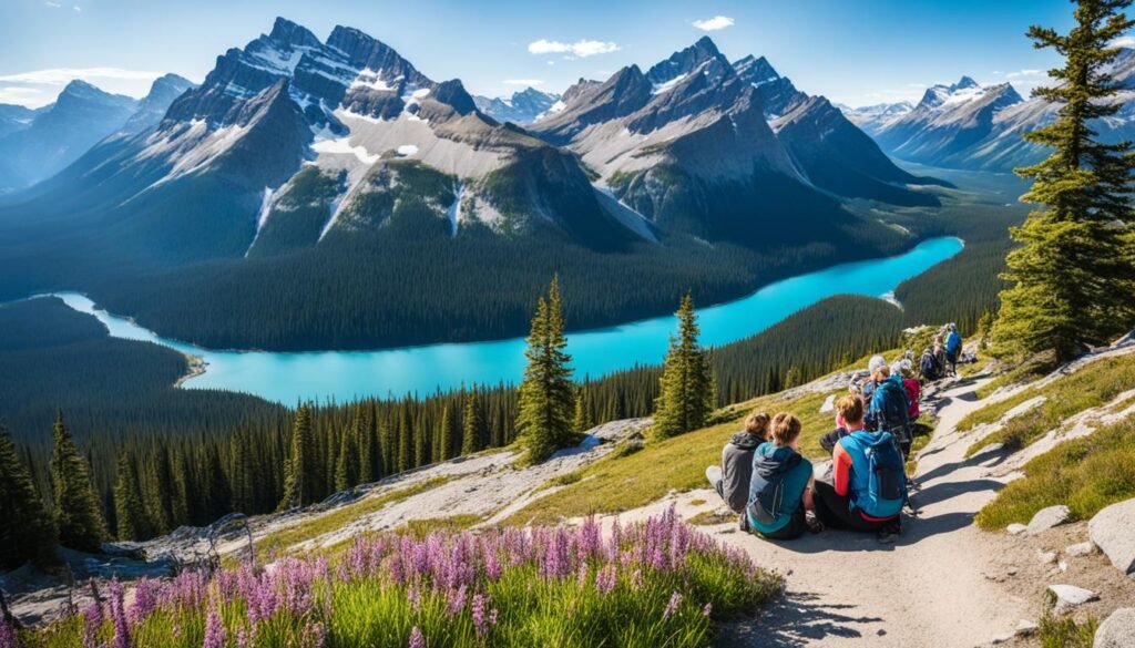 Banff National Park scenic viewpoint