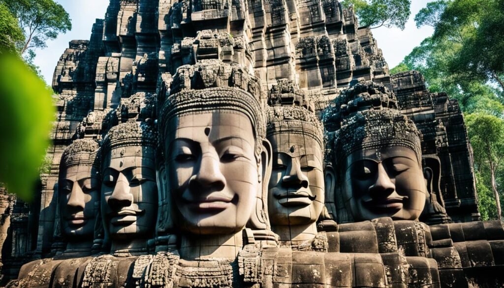 Bayon temple in Angkor Thom